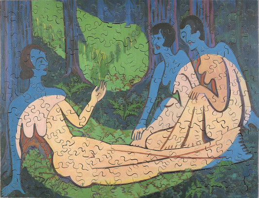 Three Nudes in the Woods